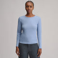 Women's Softline Rib Long-Sleeve Crew