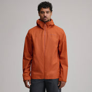Men's RipPac® Pro Waterproof Hooded Rain Jacket - Picante