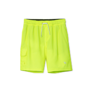 Boys Sea Spray Solid Comfort Liner Swim Shorts - SAFETY YELLOW