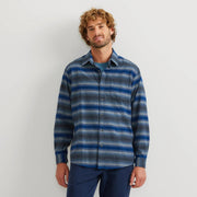 Men's Eddie's Favorite Flannel Relaxed Fit Shirt - Plaid - Dusty Blue