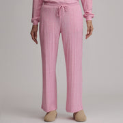 Women's Cozy Rib Wide-Leg Pants - Tawny Port
