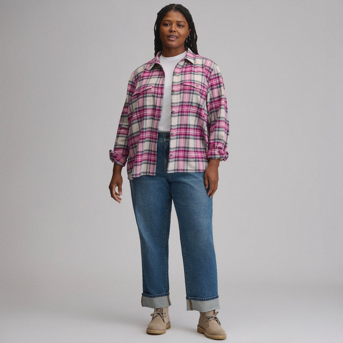 Women's Long-Sleeve Heritage Soft Classic Flannel Shirt