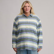 Women's Long-Sleeve Heritage Soft Boyfriend Flannel Shirt - Limestone