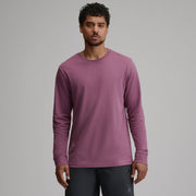 Men's Legend Wash 100% Cotton Long-Sleeve Classic T-Shirt - Wisteria