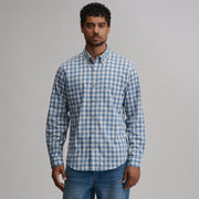 Men's Voyager Flex Long-Sleeve Shirt - Dark Blue
