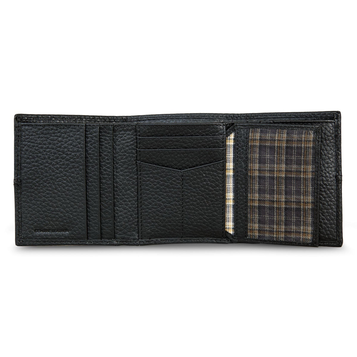 Extra Capacity Rugged Leather Trifold With Flip Id