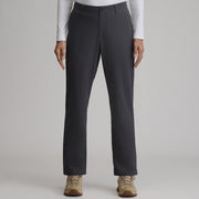 Women's Flannel Lined Cotton Pants - Camel