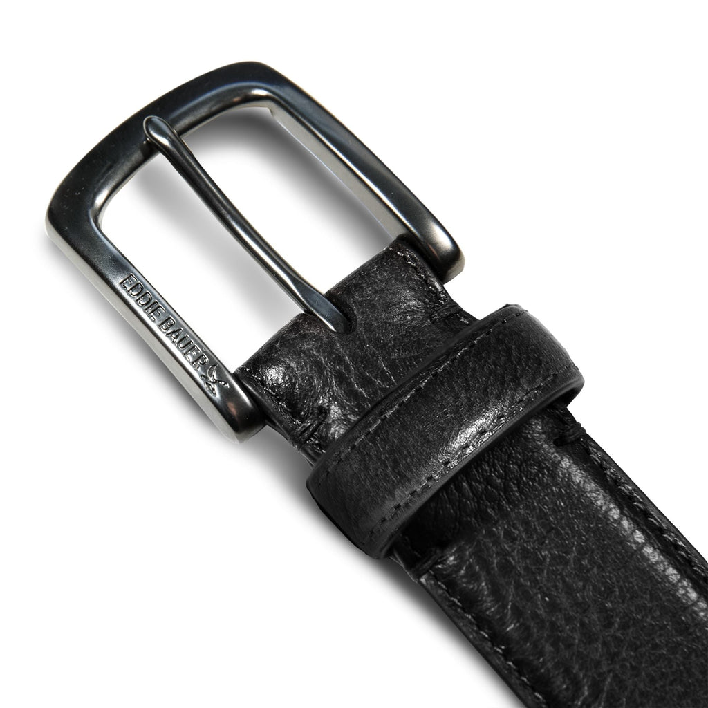 Men's Classic Feather Edge Leather Belt