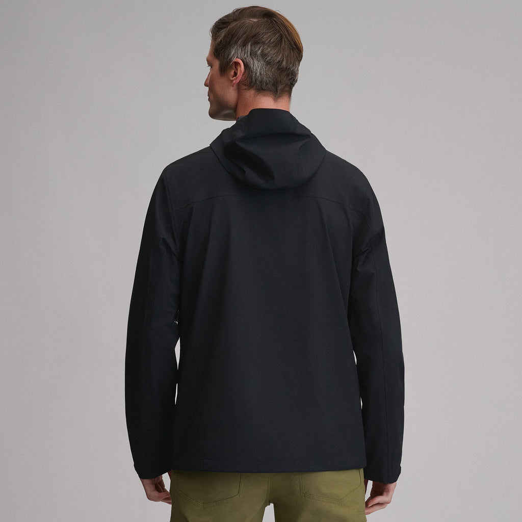 Men's Cloud Cap Waterproof Stretch Hooded Rain Jacket