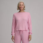 Women's Long-Sleeve Cozy Rib Crew