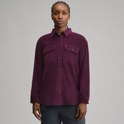 Women's Canyons Corduroy Boyfriend Overshirt - Rosewood