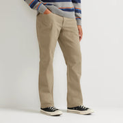 Men's Mountain Flex Classic Fit Canvas 5-Pocket Pants - Light Khaki