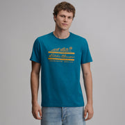 Men's EB Script Signature T-Shirt - Meridian Blue