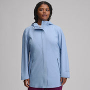 Women's Cloud Cap Waterproof Stretch Hooded Rain Parka - Cascade