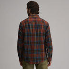 Men's Long-Sleeve Eddie's Cabin Shirt - Jacquard Plaid