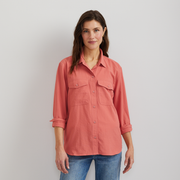 Women's Mountain 3.0 Long-Sleeve Shirt - Solid - Tangelo