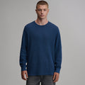 Men's Plaited Waffle Thermal Crew