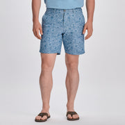 Men's Camano 2.0 Shorts - Print - Chambray Blue
