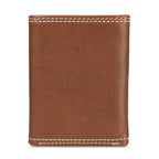 EB Signature Top Stitch Leather Trifold Wallet