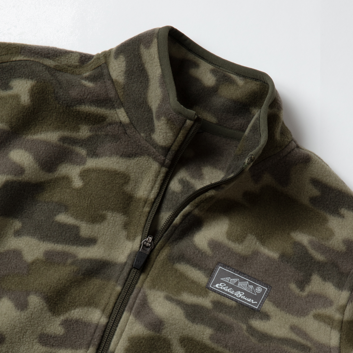 Boys Quest Fleece Full-Zip - Camo