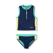 Girls Sea Spray Tankini - NAVY BLUE