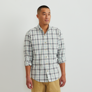 Men's Voyager Flex Long-Sleeve Shirt - Aquamarine