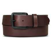 Men's Matte Leather Jean Belt - Brown