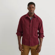 Men's Eddie's Favorite Flannel Classic Fit Shirt - Solid - Mineral Red