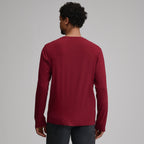 Men's Legend Wash 100% Cotton Long-Sleeve Classic T-Shirt