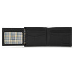 EB Signature Logo Leather Flip Id Bifold Wallet