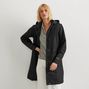Women's Girl on the Go® Waterproof Trench Coat - Black