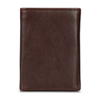 EB Signature Logo Leather Trifold Wallet