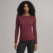 Women's Fav Long Sleeve Crew Neck Tee - White